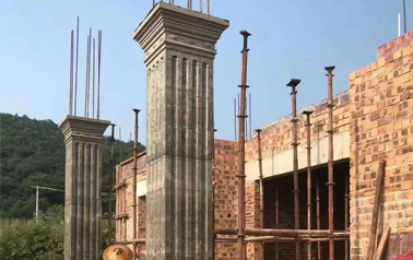 農村建房用什么羅馬柱模具